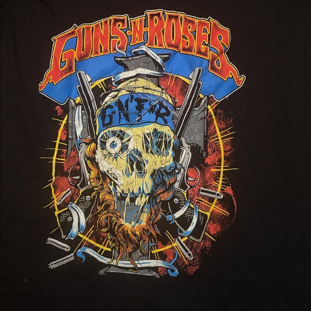 Guns N' Roses Black Graphic T-Shirt - Picture 2 of 4